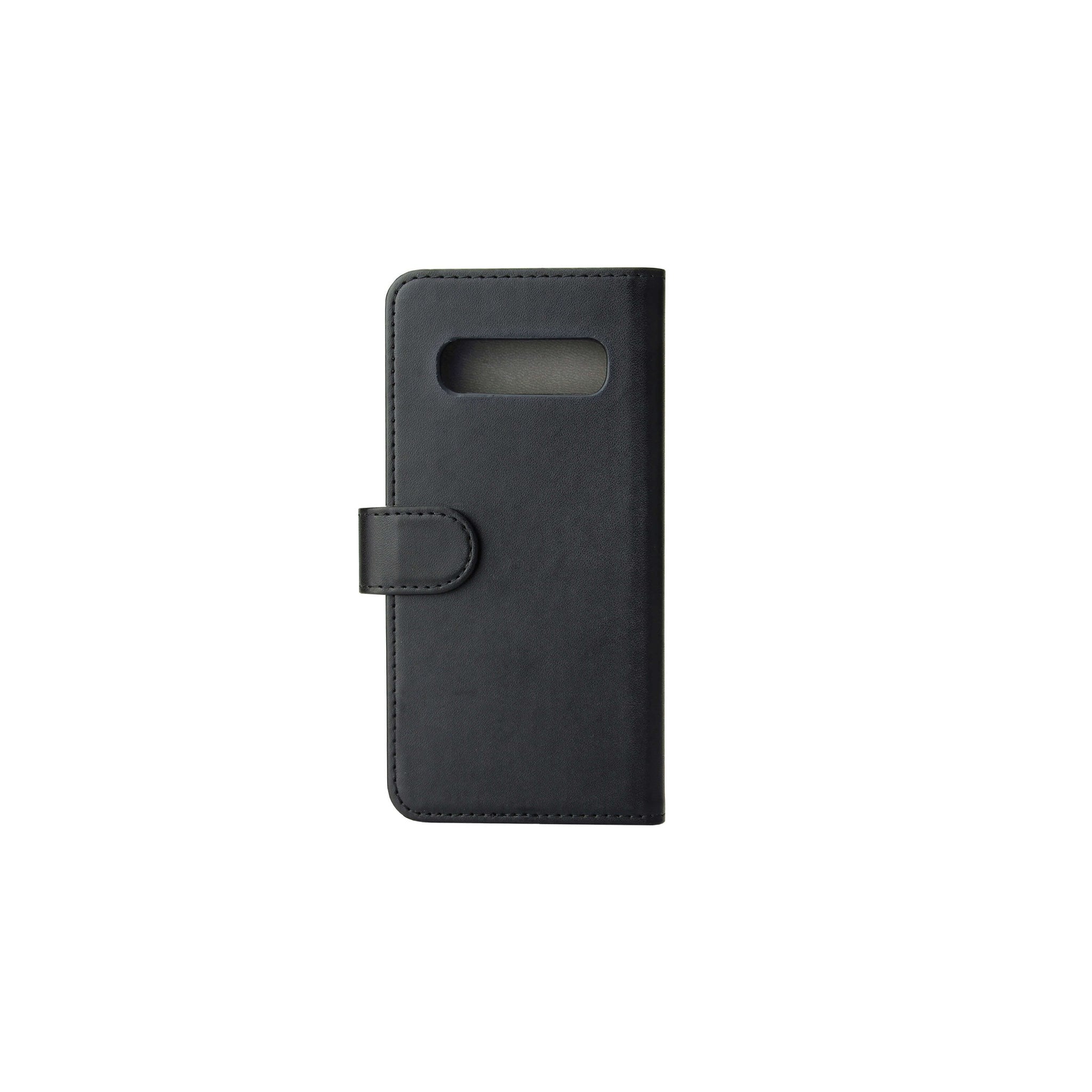 Samsung Galaxy S10+ (Plus) Gear Wallet - Læder Cover m. Pung - Sort