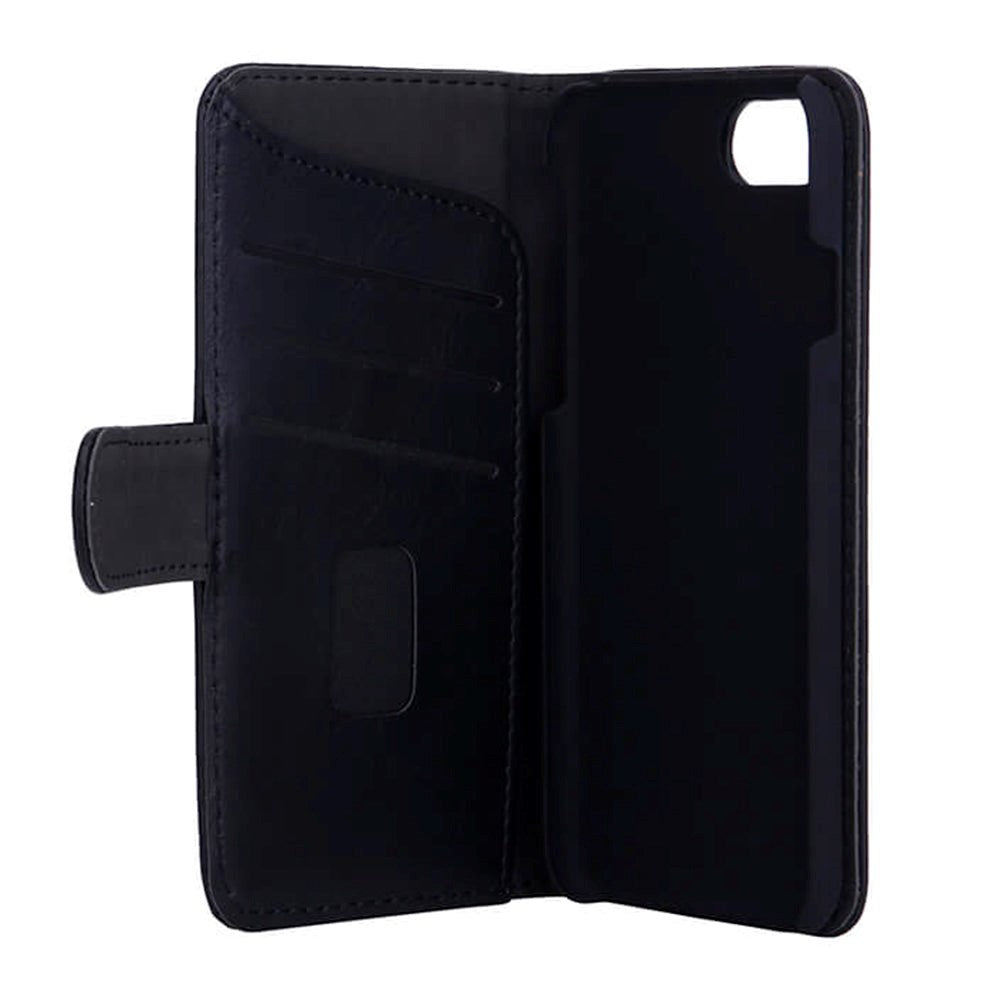 iPhone SE (2022 / 2020) / 8 / 7 GEAR Læder Cover m. Pung Sort