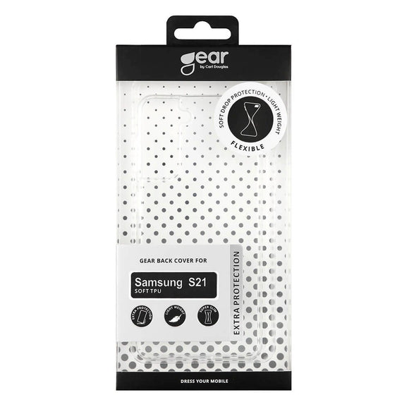 Samsung Galaxy S21 GEAR Fleksibelt Plastik Cover - Gennemsigtig