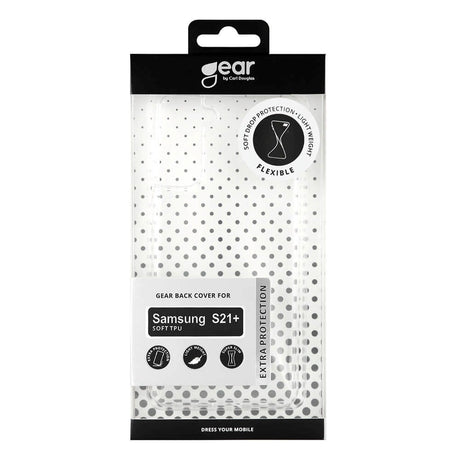Samsung Galaxy S21+ (Plus) GEAR Fleksibelt Plastik Cover - Gennemsigtig