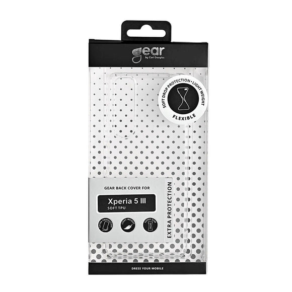 Sony Xperia 5 III GEAR Fleksibelt Plastik Cover - Gennemsigtig