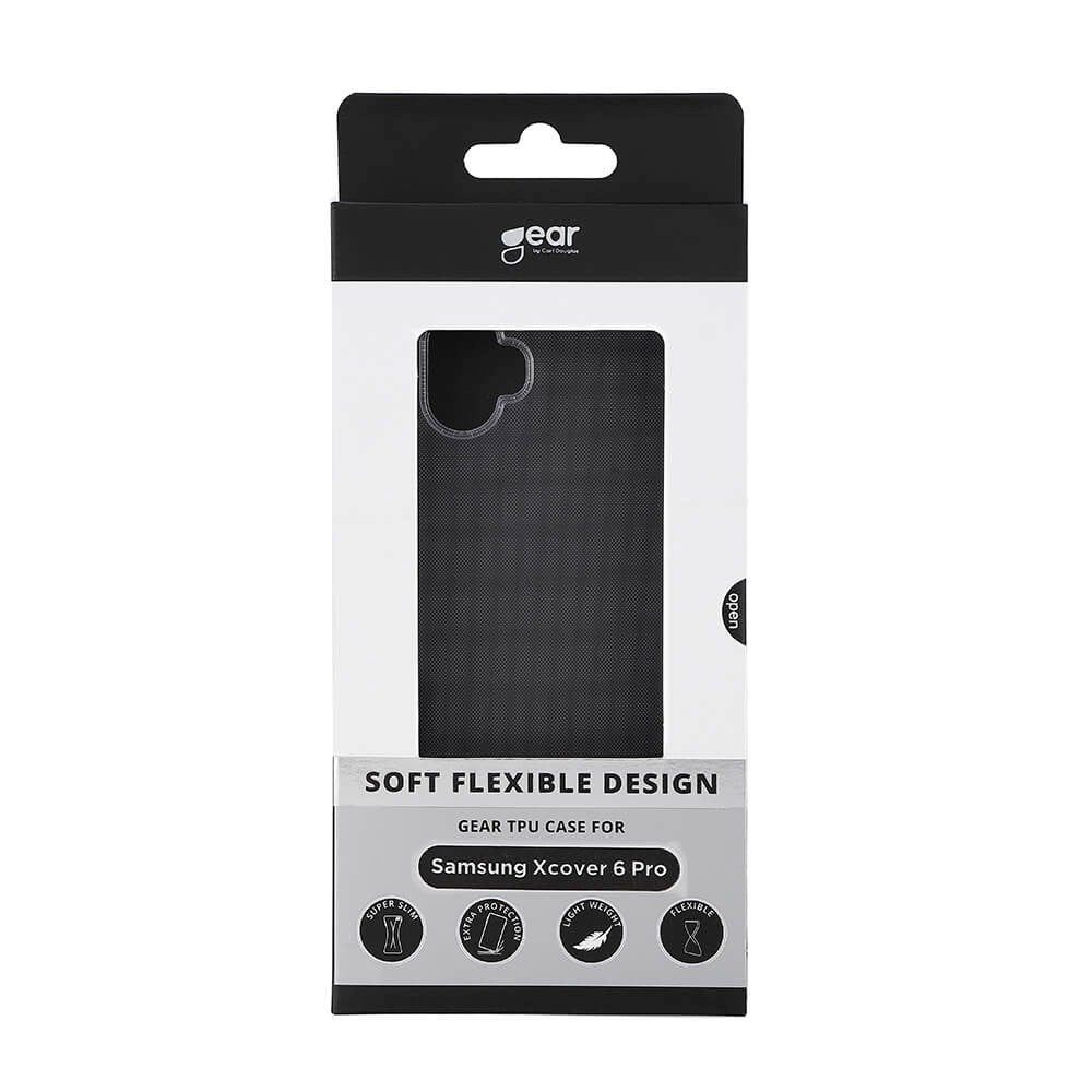 Samsung Galaxy Xcover6 Pro GEAR Fleksibelt Plastik Cover - Gennemsigtig