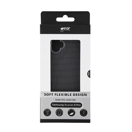 Samsung Galaxy Xcover6 Pro GEAR Fleksibelt Plastik Cover - Gennemsigtig