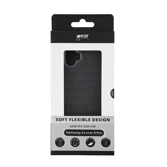 Samsung Galaxy Xcover6 Pro GEAR Fleksibelt Plastik Cover - Gennemsigtig