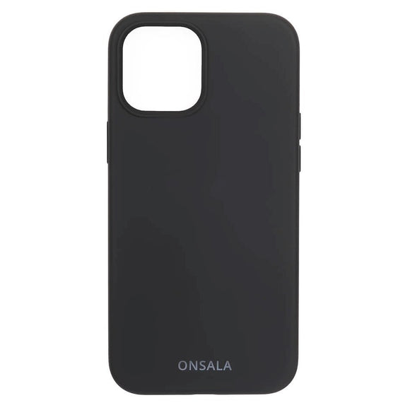 iPhone 12 / 12 Pro Onsala Collection Liquid Silikone Cover - Black