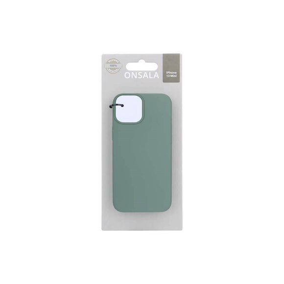iPhone 13 Mini Onsala Collection Liquid Silikone Cover - Pine Green