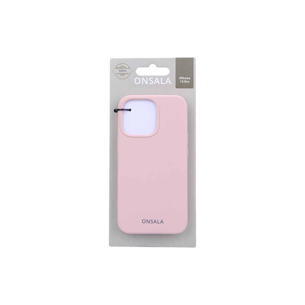 iPhone 13 Pro Onsala Collection Liquid Silikone Cover - Sand Pink