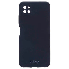 Samsung Galaxy A22 (5G) Onsala Collection Liquid Silikone Cover - Black