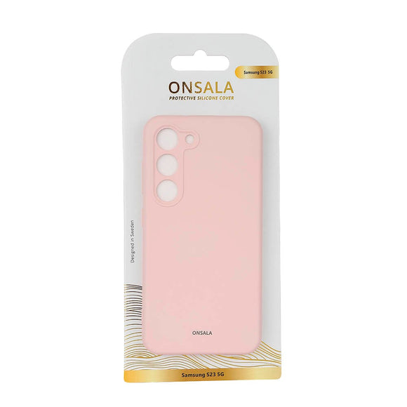 Samsung Galaxy S23 Onsala Silikone Cover - Chalk Pink