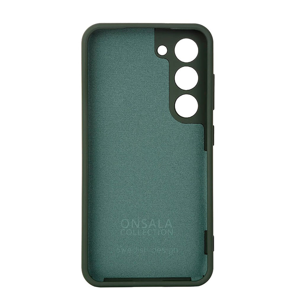 Samsung Galaxy S23 Onsala Silikone Cover - Mørkegrøn