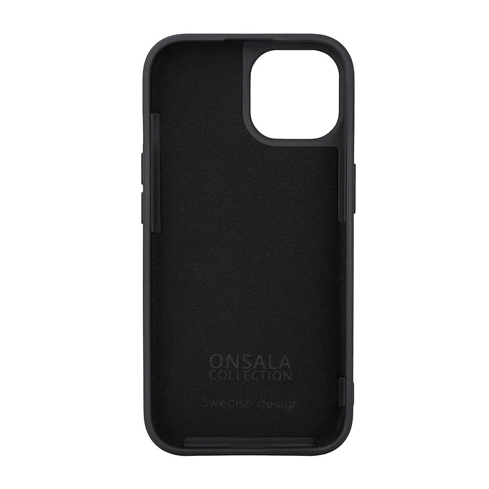 iPhone 15 Onsala Silikone Cover - MagSafe Kompatibelt - Sort
