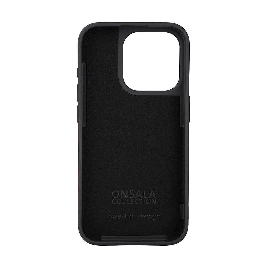 iPhone 15 Pro Onsala Silikone Cover - MagSafe Kompatibelt - Sort