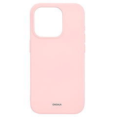 iPhone 15 Pro Onsala Silikone Cover - MagSafe Kompatibelt - Chalk Pink