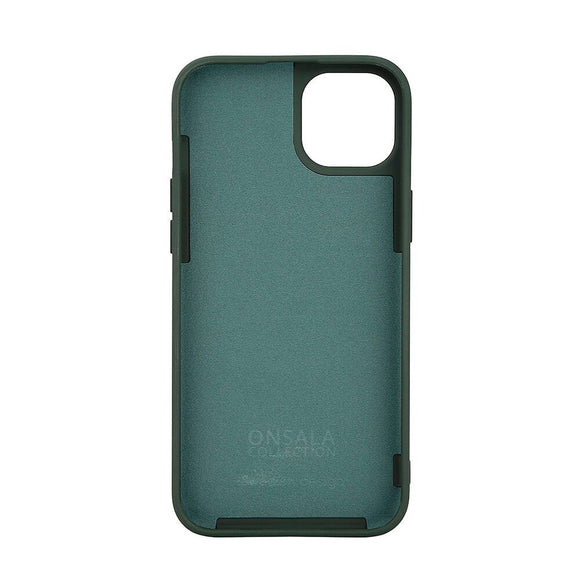 iPhone 15 Onsala Silikone Cover - MagSafe Kompatibelt - Olive Green