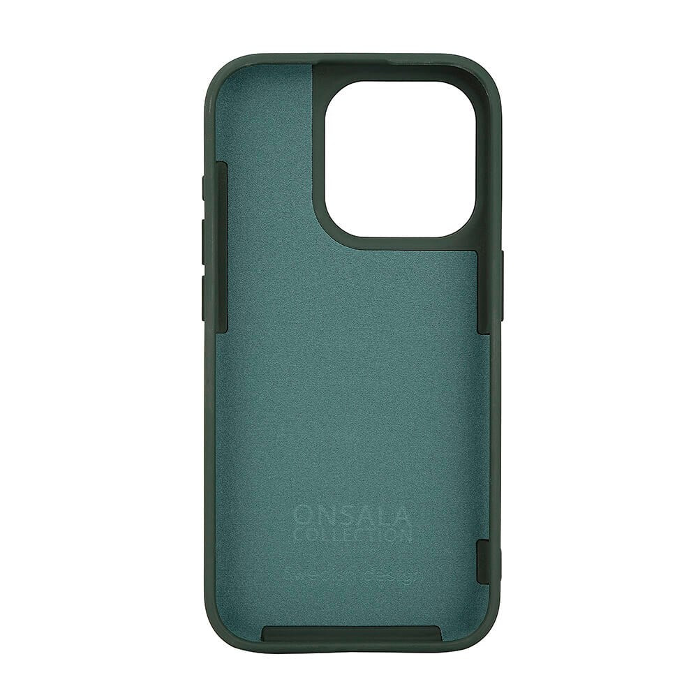 iPhone 15 Pro Onsala Silikone Cover - MagSafe Kompatibelt - Olive Green