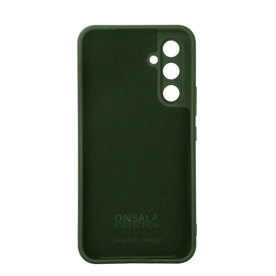 Onsala Samsung Galaxy A55 (5G) Silikone Touch Cover - Olive Green