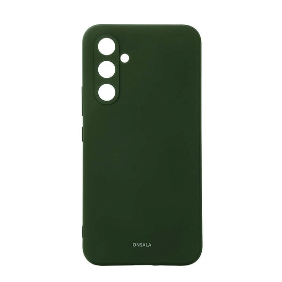 Onsala Samsung Galaxy A55 (5G) Silikone Touch Cover - Olive Green