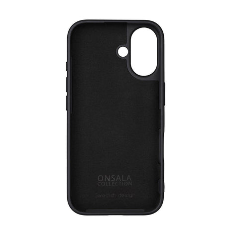 Onsala iPhone 16 Silikone Cover - MagSafe Kompatibelt - Sort