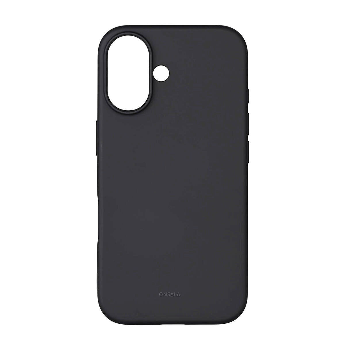 Onsala iPhone 16 Silikone Cover - MagSafe Kompatibelt - Sort