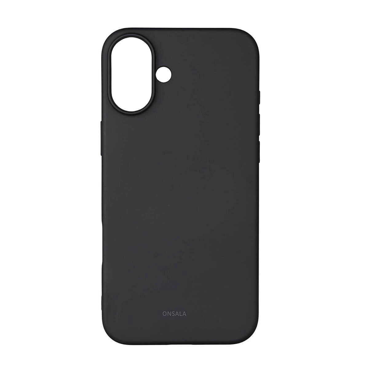 Onsala iPhone 16 Plus Silikone Cover - MagSafe Kompatibelt - Sort