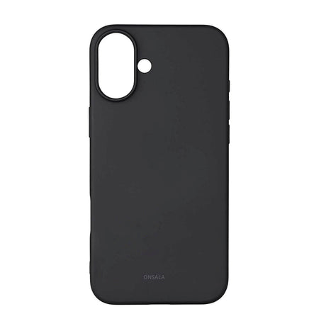 Onsala iPhone 16 Plus Silikone Cover - MagSafe Kompatibelt - Sort