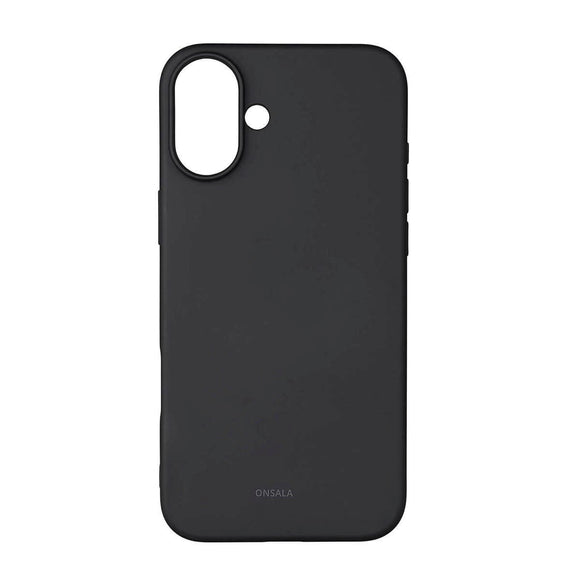 Onsala iPhone 16 Plus Silikone Cover - MagSafe Kompatibelt - Sort