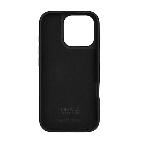 Onsala iPhone 16 Pro Silikone Cover - MagSafe Kompatibelt - Sort