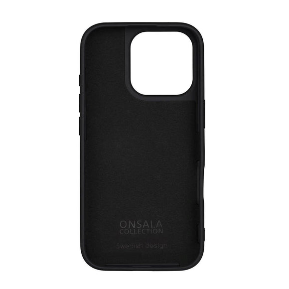 Onsala iPhone 16 Pro Silikone Cover - MagSafe Kompatibelt - Sort