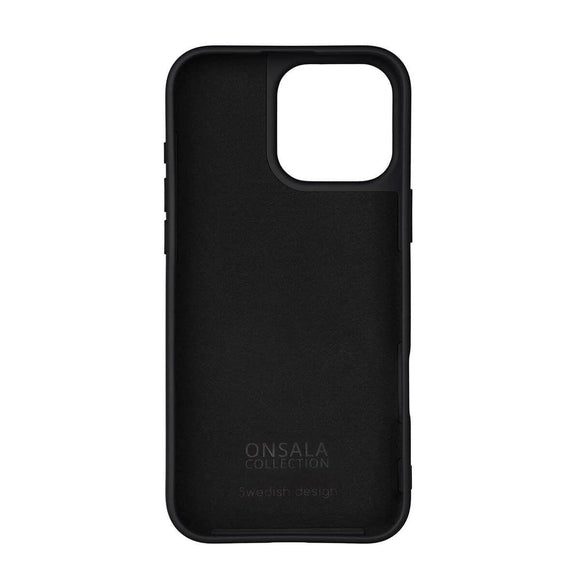 Onsala iPhone 16 Pro Max Silikone Cover - MagSafe Kompatibelt - Sort