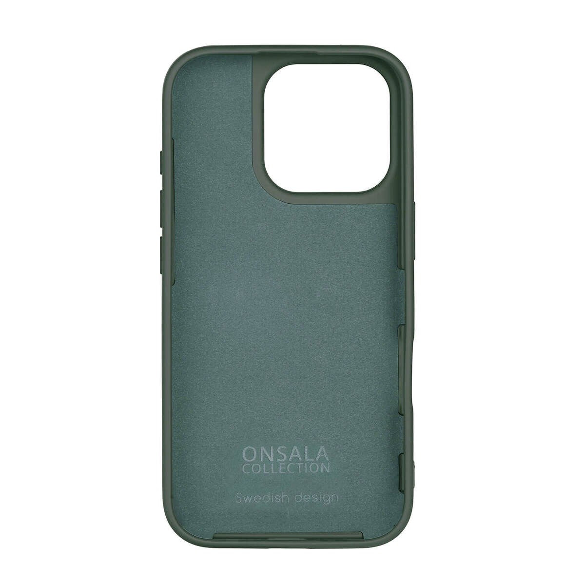 Onsala iPhone 16 Pro Silikone Cover - MagSafe Kompatibelt - Olive Green