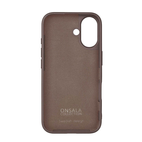Onsala iPhone 16 Silikone Cover - MagSafe Kompatibelt - Chocolate