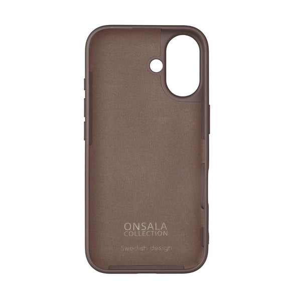 Onsala iPhone 16 Silikone Cover - MagSafe Kompatibelt - Chocolate