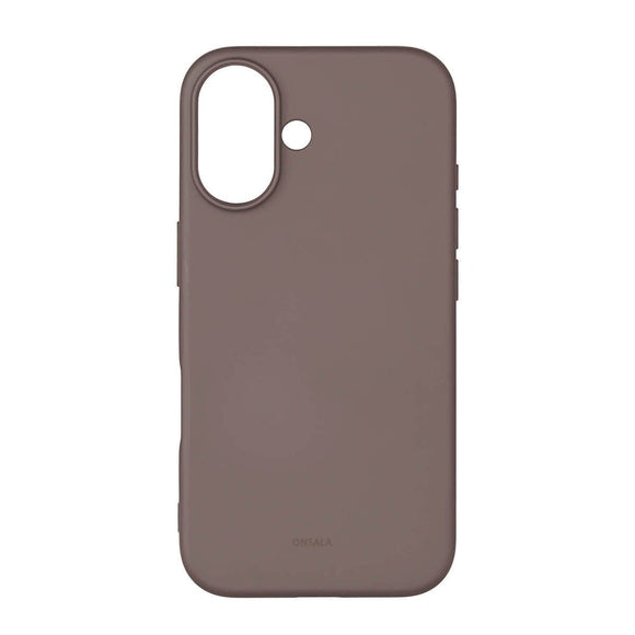 Onsala iPhone 16 Silikone Cover - MagSafe Kompatibelt - Chocolate