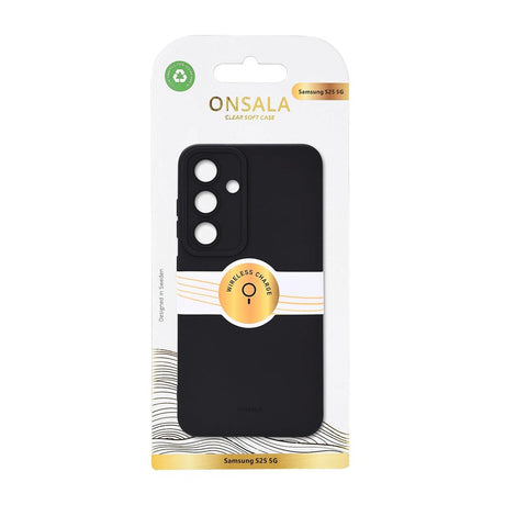 Onsala Samsung Galaxy S25 Silikone Touch Cover - Black