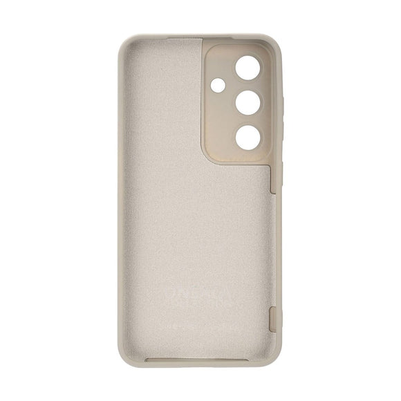 Onsala Samsung Galaxy S25 Silikone Touch Cover - Concrete