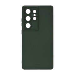 Onsala Samsung Galaxy S25 Ultra Silikone Touch Cover - Olive Green