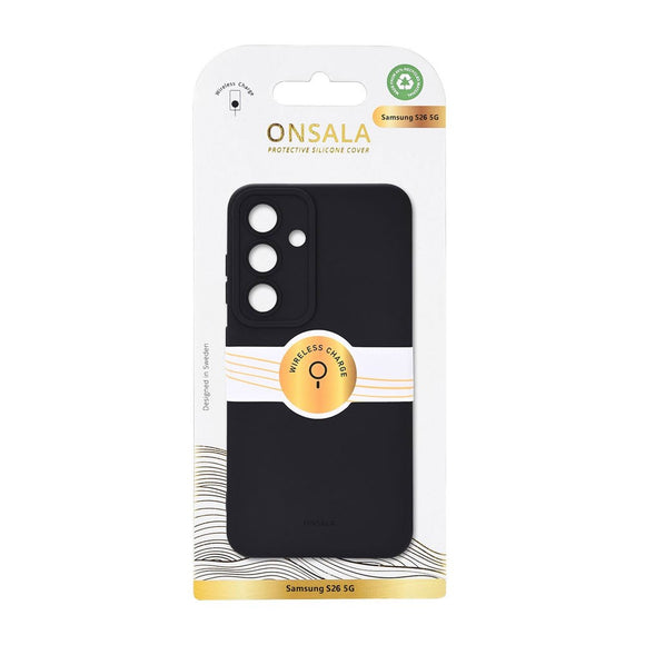 Samsung Galaxy S26 Onsala Silikone Cover - MagSafe Kompatibel - Black