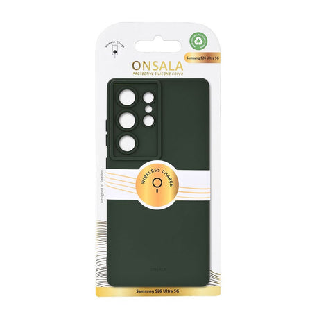 Samsung Galaxy S26 Ultra Onsala Silikone Cover - MagSafe Kompatibel - Olive Green