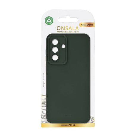 Samsung Galaxy A57 Onsala Silikone Cover - Olive Green