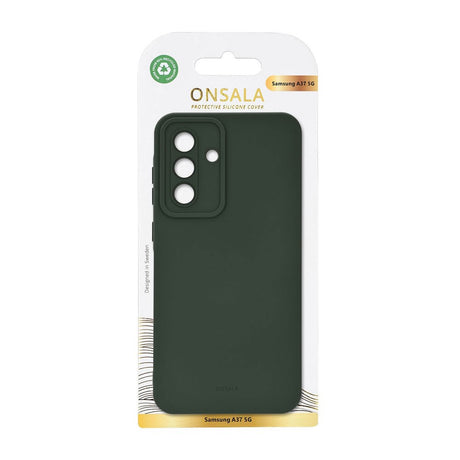 Samsung Galaxy A37 Onsala Silikone Cover - Olive Green