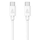 Smartline (3A/15W) USB-C til USB-C Kabel 1 m. - Hvid