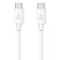 Smartline (3A/60W) USB-C til USB-C Kabel 1 m. - Hvid