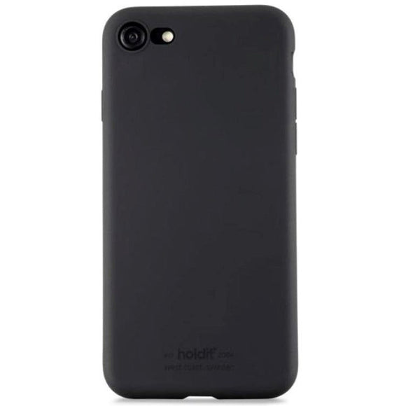 Holdit iPhone SE (2022 / 2020) / 8 / 7 Soft Touch Silikone Case - Sort