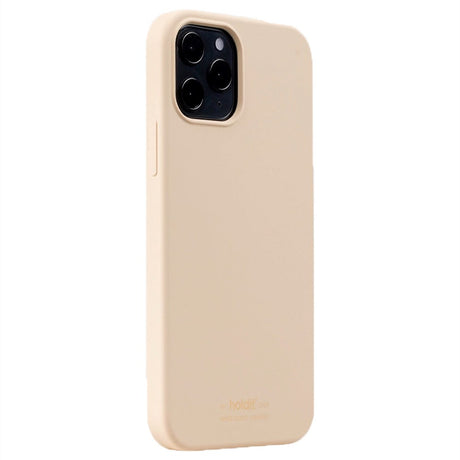 Holdit iPhone 12 / 12 Pro Soft Touch Silikone Case - Beige