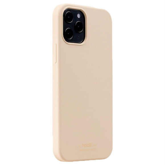 Holdit iPhone 12 / 12 Pro Soft Touch Silikone Case - Beige