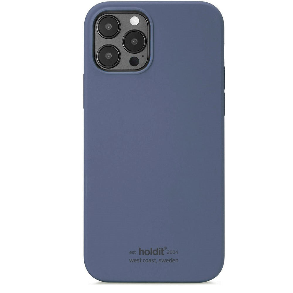 Holdit iPhone 12 / 12 Pro Soft Touch Silikone Case - Pacific Blå