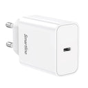 Smartline PD (Power Delivery) 30W Vægoplader m. USB-C - Hvid