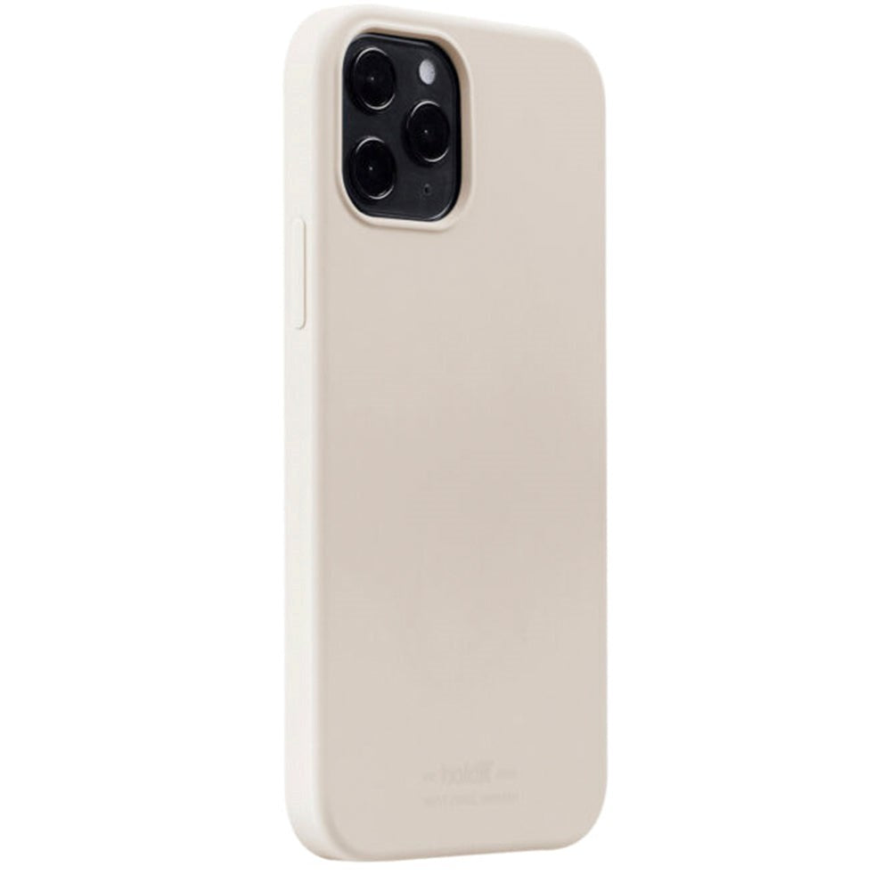 Holdit iPhone 12 / 12 Pro Soft Touch Silikone Case - Light Beige