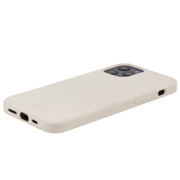 Holdit iPhone 12 / 12 Pro Soft Touch Silikone Case - Light Beige