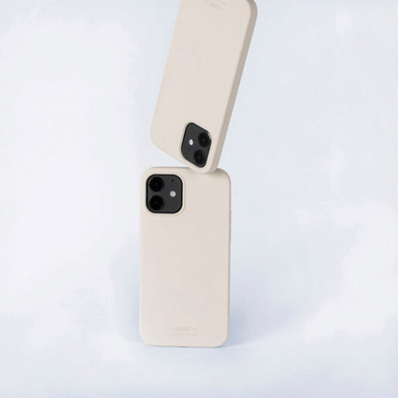 Holdit iPhone 12 / 12 Pro Soft Touch Silikone Case - Light Beige